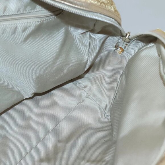 GUCCI GG Canvas Hand Bag Gold Tone 002 1115 Auth ti3284 - Picture 12 of 16